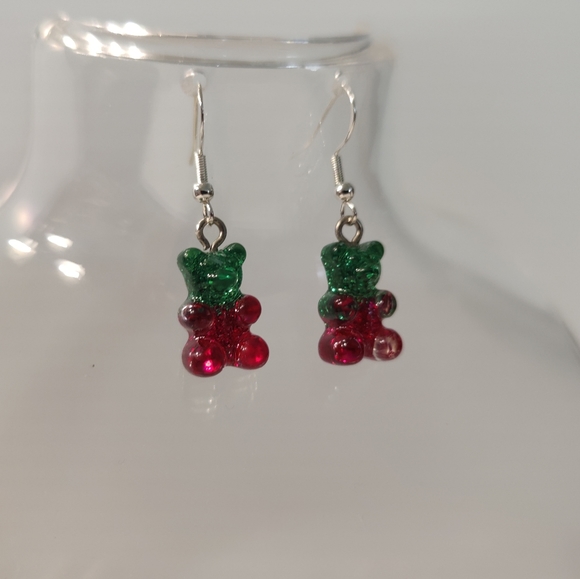 Gummy Bear Dangle Earrings | Festival Earrings | Cute Earrings - Picture 1 of 1